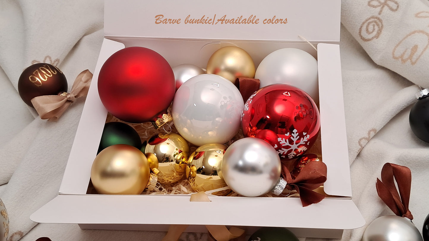Custom Name Large Christmas Baubles – 10 cm