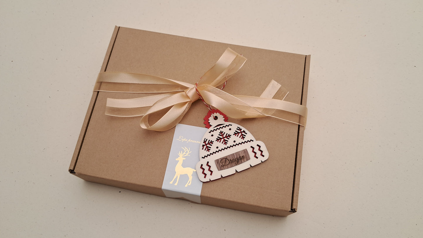 Personalized New Year Ornaments – Hats with Names