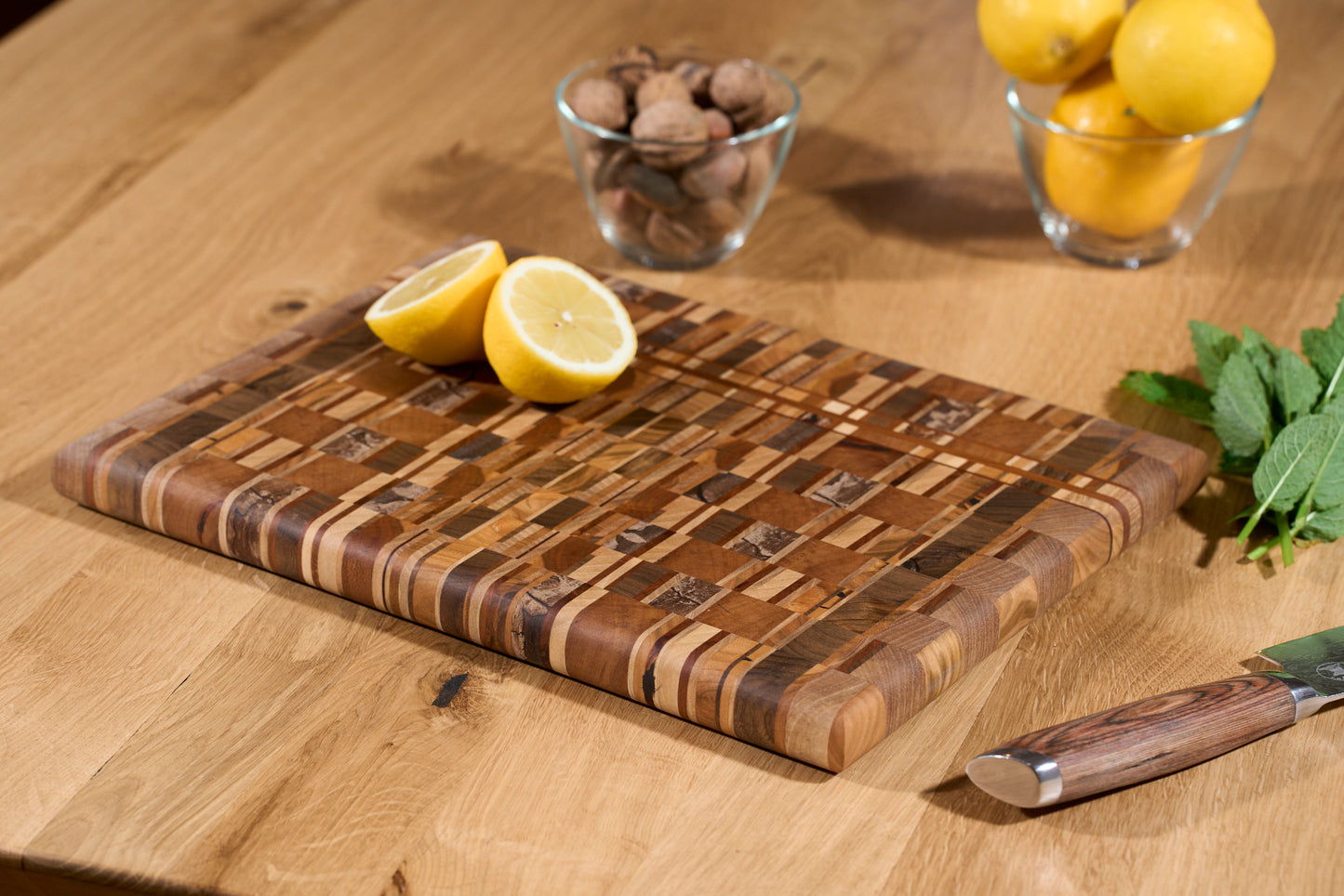 premium end grain lesena rezalna deska